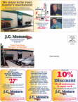 JC Motors Fall Mailer outside